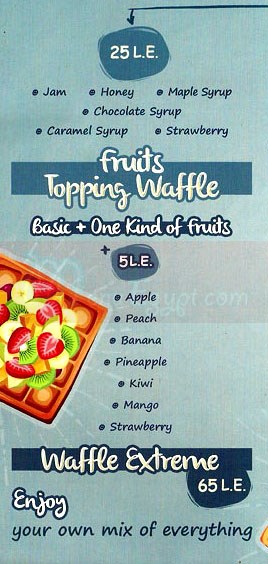 waffle zone menu